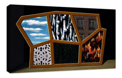 Cuadro Canvas Decorativos La Máscara Vacía René Magritte