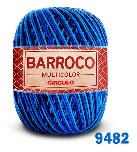 Barroco Multicolor Círculo 400g 452mts Cor 9482 - Pacifíco