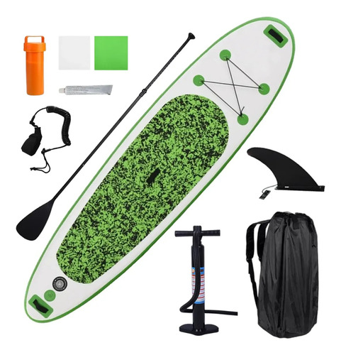 Tabla Stand Up Paddle Inflable Surf 3mts + Accesorios Verde