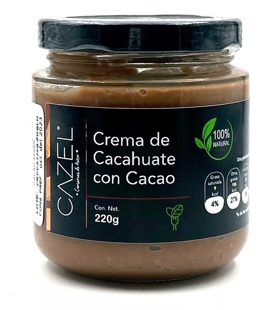 Segunda imagen para búsqueda de crema de cacahuate sin azucar