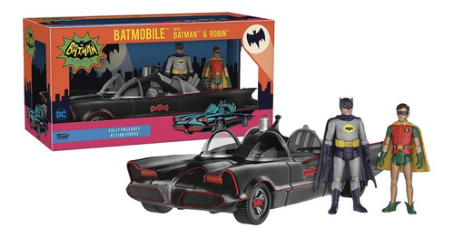 Batmobile 1960 Con Batman Y Robin - Funko Diecast - 1:18