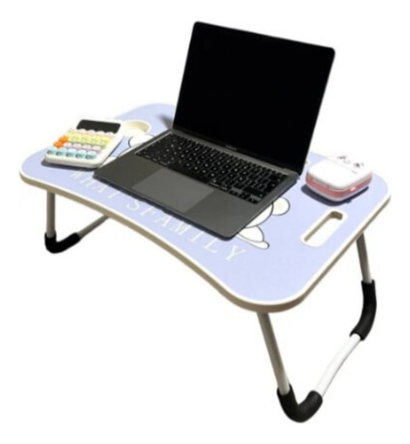 Mesa Plegable Para Laptop De Madera Soporte Estudio Kawaii