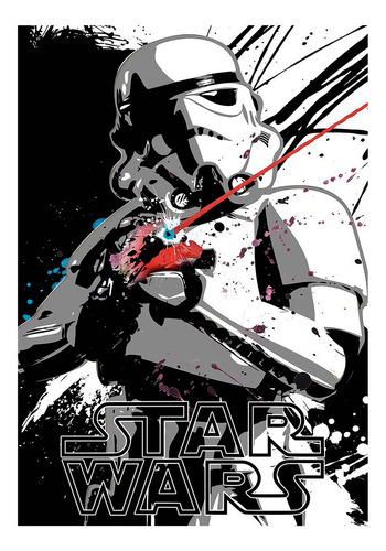 Poster Cine Clásico Película Star Wars Storm Troopers