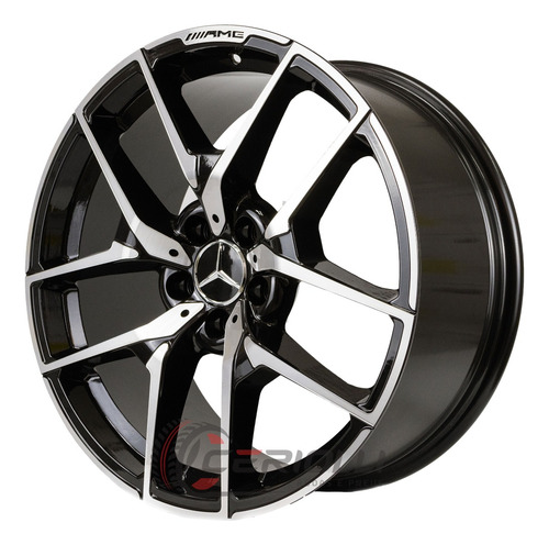 Roda Mercedes Aro19 5x112 Amg B.a.r C Class / Valor Unitário Cor Preto Diamantado 5x112