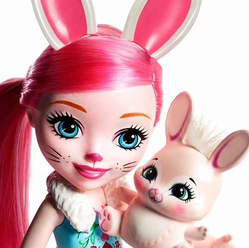 Enchantimals Huggable Cuties Bree Bunny And Twist (gigante)