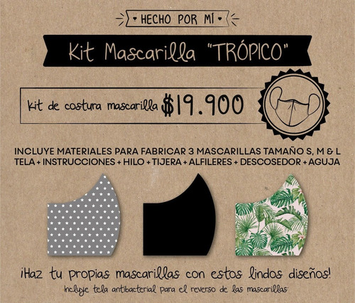 Kit De Costura Mascarilla