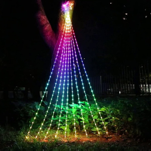 Cadena De Luces Inteligente Para Árbol De Navidad De 350 Led