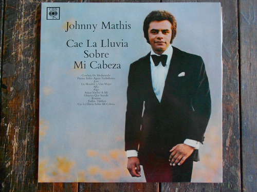 Johnny Mathis Cae La Lluvia Sobre Mi Cabeza Vinilo Impecable