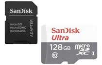 Comprar Tarjeta De Memoria Sandisk  Ultra Con Adaptador Sd 128gb