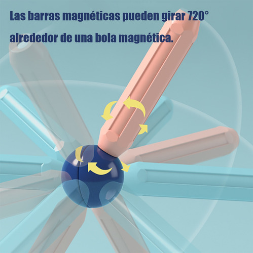 25 Pcs 3d Juguetes Magnética Bloques Construcción Para Niños Rojo
