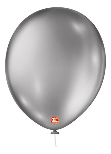 Balão De Látex São Roque Metálico Tamanho 11  (28cm) Com 25