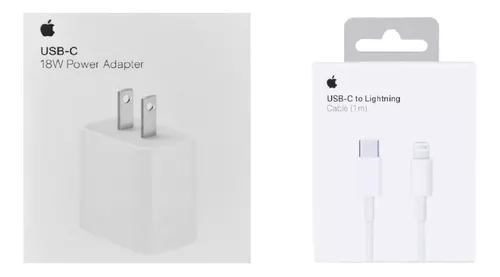 Cargador USB-C carga rápida 18w Original Apple