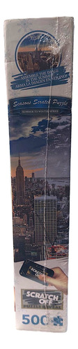 Rompecabezas 4d Puzzle Manhattan Raspa Y Cambia 500 Pz