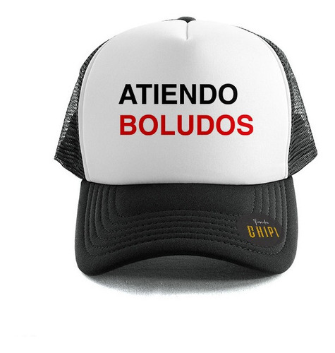 Gorra Trucker Atiendo Boludos