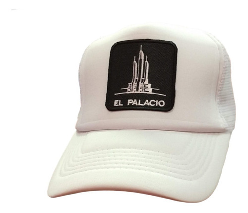 Imagen 5 de 7 de Gorra Trucker Torre Bordada Huracán Blanco