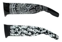 Comprar 2 Lentes De Sol Cholo Azteca Chicano Og Locs Lowrider Joker Cholo Chicano Lowrider Negro Negro Negro