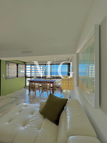 Imagen 4 de 24 de Alquiler Anual Apartamento 3 Dormitorios + Dep.servicio Con Vista Al Mar