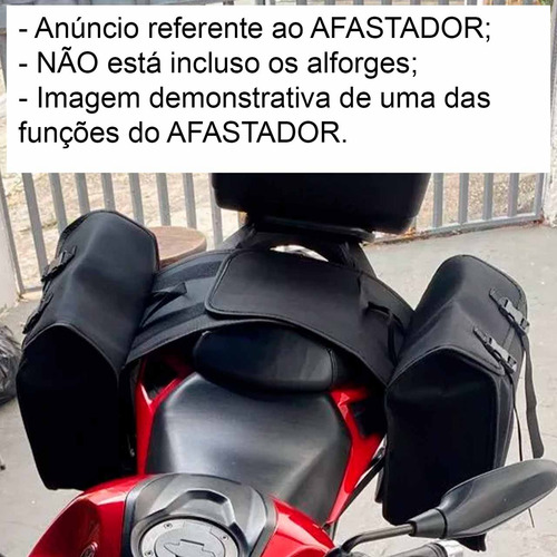 Fazer 250 Modelo 2022 Afastador Alforges Protetor Traseiro
