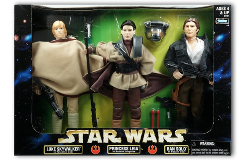 Star Wars Action Collection Luke Han Solo & Leia Boushh 1:6