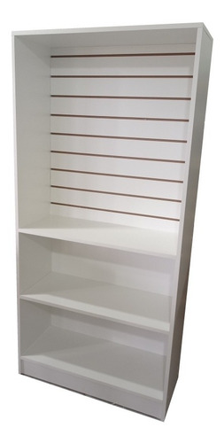 Exhibidor Mueble Con Placa Ranurada Y Estantes Económico