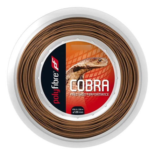 Corda Polyfibre Cobra 1,25 Mm Marrom (rolo 200 M) + Brinde