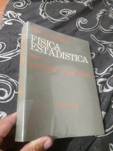 Libro Fisica Estadistica Volumen 9 Parte 2 Lifshitz 