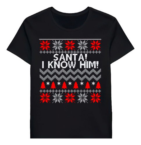 Remera Santa I Know Him Best Christmas Collections 95169120