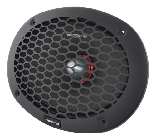 Medio Rango 6x9 Pulgadas Monster Smm6905 900w Max Open Show Color Negro