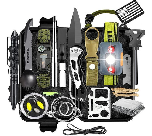 Kit De Supervivencia Emergencia Para Camping Portátil