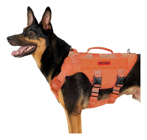 Arnés Táctico Para Perros Onetigris Mesh Design Tactical No 