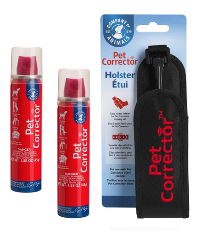 Combo Pet Corrector 50ml X 2u + Funda Aerosol Adiestramiento