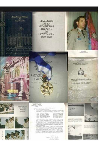 Medalla Academia Militar De Venezuela Y Anuario 1981-1982