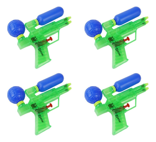 Kit 4 Pistola M Lança Água Brinquedo Piscina Verão Carnaval