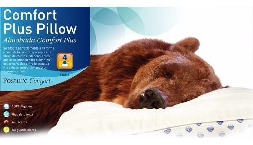 Almohada Spring Air Plus Comfort Plus Pillow Standar