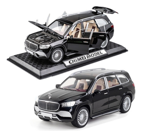 2021 Mercedes Benz Maybach Gls600 Miniatura Metal Autos 1/24