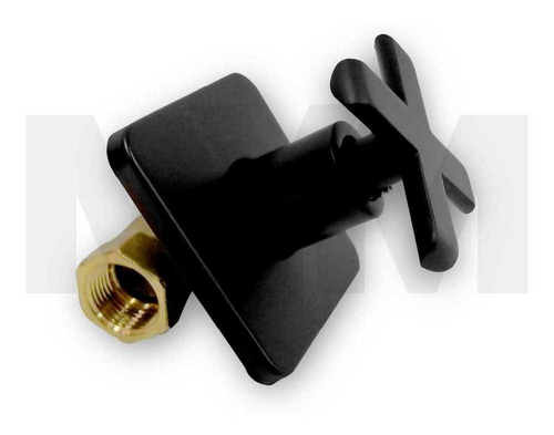 Kit Ducha 15 X 15 + Tubo + Registro Negro