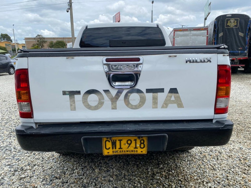 Toyota Hilux Dc 2008 Blanca 2500 Diesel 4*2 Cuero Full