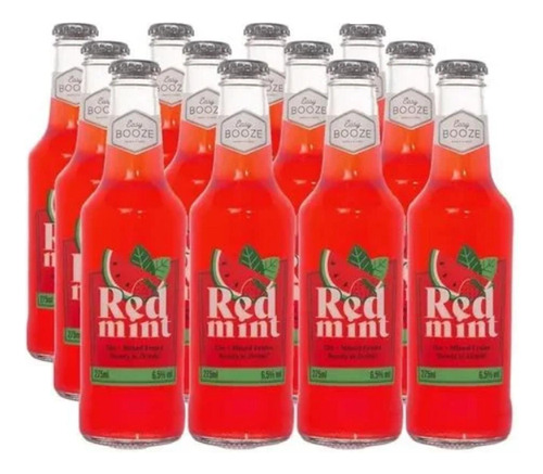 12x Easy Booze Red Mint Long Neck 275ml