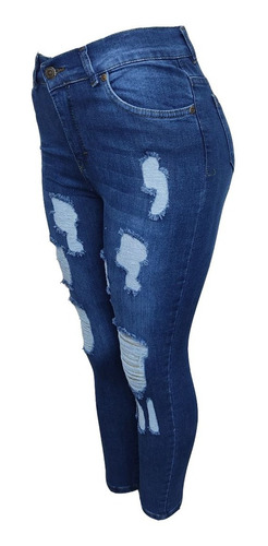 Imagen 7 de 8 de 3 Pantalón Jean De Dama Corte Bajo