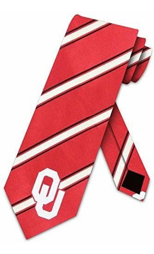 Oklahoma Sooners Colegiado Tejido De Poliéster Corbata.