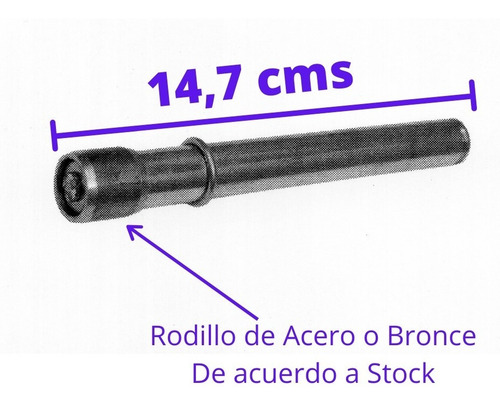 Imagen 5 de 10 de Herraje P/porton Curvo Repuesto Perno Rollete Arena - Roma