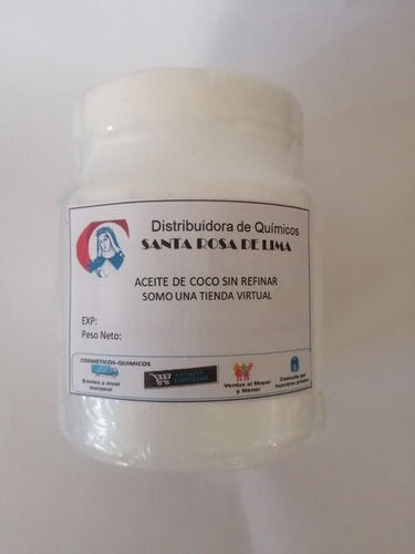 Aceite De Coco Extra Virgen  Sin Refinar, 1 Kilo