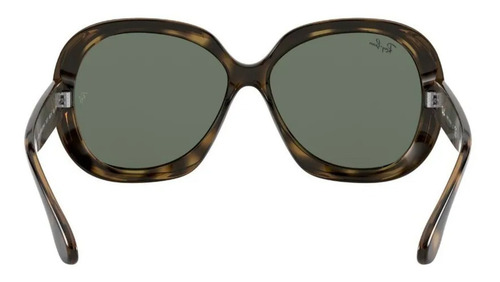 Imagen 8 de 8 de Anteojos de sol Ray-Ban Jackie Ohh II Standard con marco de nailon color gloss tortoise, lente green clásica, varilla gloss tortoise de nailon - RB4098