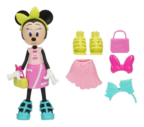 Mimi Muñeca Articulada Minnie Mouse Value Doll Disney 25cm