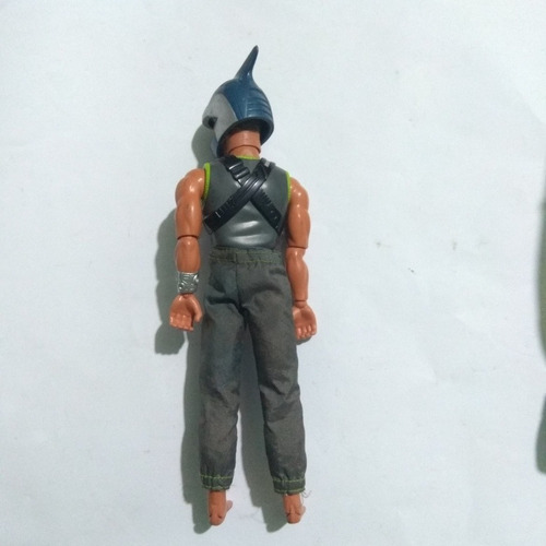 Max Steel Vehículo N-tek Moto Azul Verde Mattel 2004 (Usado)