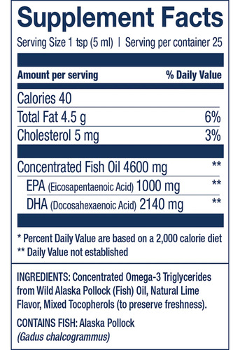 Wileys Finest Wild Alaskan Fish Oil Summit Dha 125ml