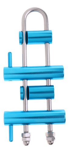 E Dispositivo Downstop Para Rappel Rack Of 4, Color Azul E