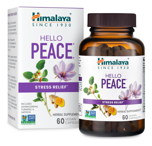 Himalaya Hello Peace Con Ashwagandha, Curcuma Y Azafran Para