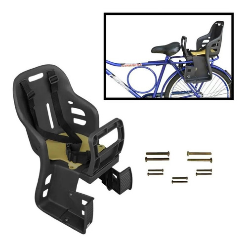 Cadeirinha Infantil Bagageiro Traseira Bicicleta Carona Bike