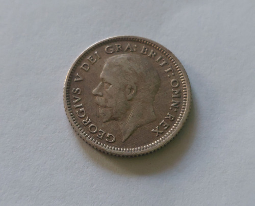 Moneda De Six Pence Año 1926